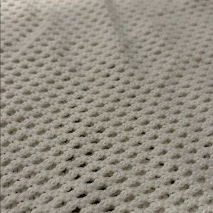 Mustard seed size large white knit sleeveless top